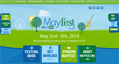 Desktop Screenshot of mayfest.org